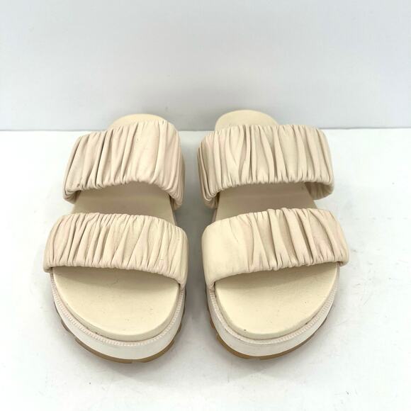 Sorel Roaming women’s two strap slide flat leather sandal - Picture 3 of 10